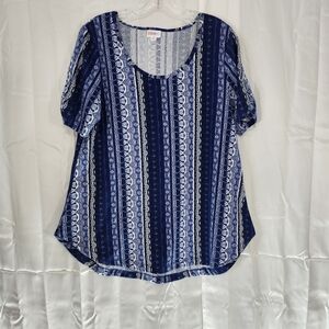 Lularoe Size Medium Blue Women's Top